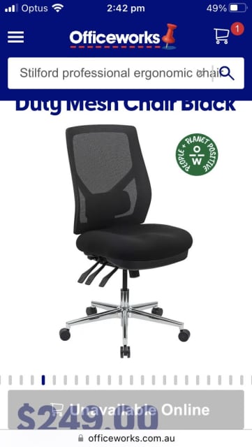 professional ergonomic heavy duty chair