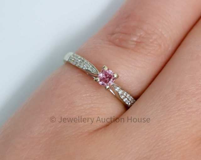 0.25 CT ARGYLE PINK DIAMOND RING AUCTION ENDS TONIGHT Women's