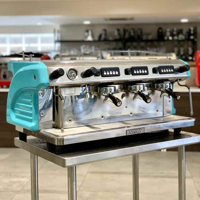 Expobar Pre Owned Expobar Ruggero High Cup 3 Group Commercial Coffee M