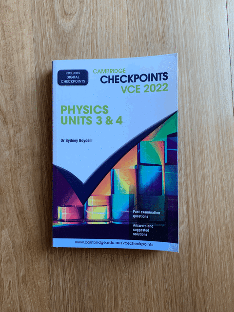 Cambridge Checkpoints Physics Units 3&4 VCE 2022 | Textbooks | Gumtree ...