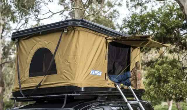 KWIKY hard rooftop tent - Camping & Hiking in South Golden Beach NSW ...