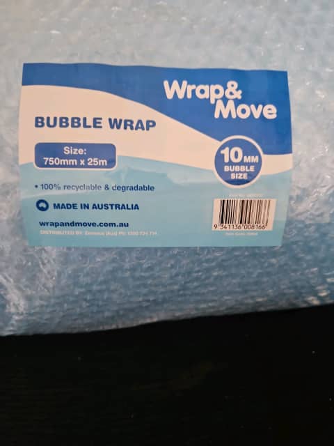 Large Bubble Wrap Roll (750mm x 25 metres)