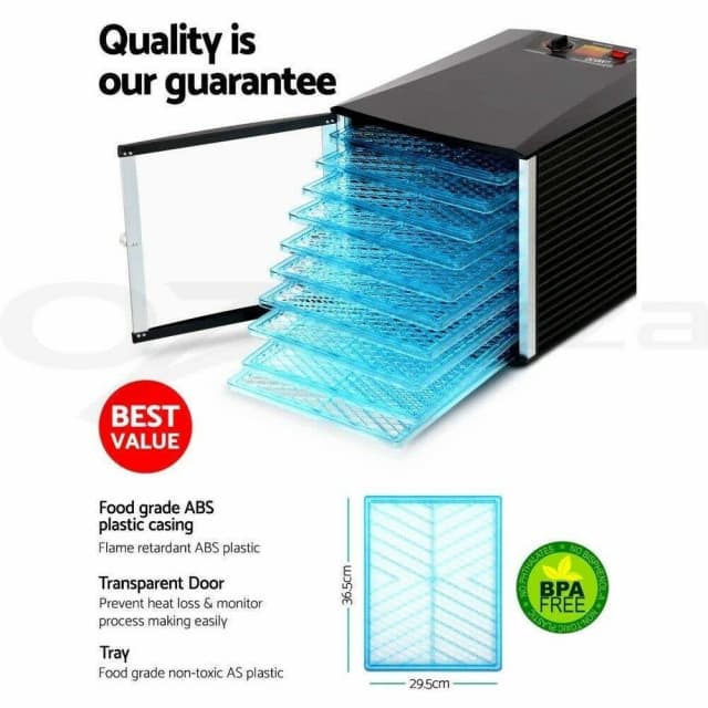 Devanti Commercial Food Dehydrator with 10 Trays Ovens Gumtree