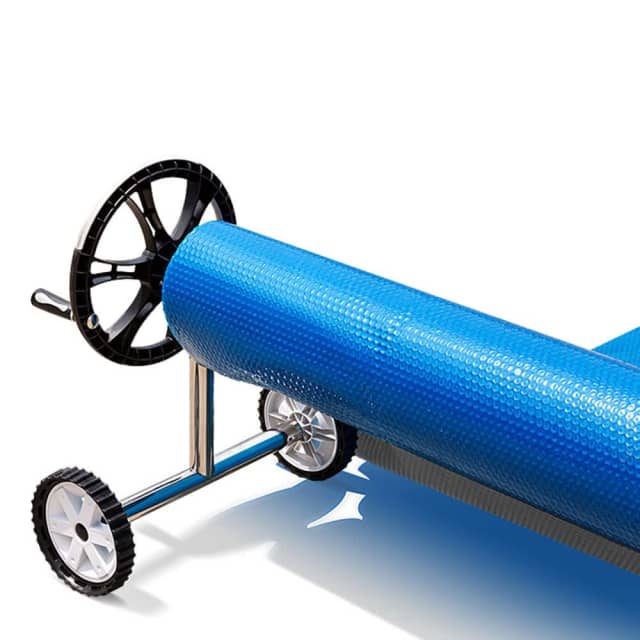 AURELAQUA Solar Swimming Pool Cover Roller Wheel Adjustable 400 Pool