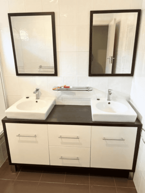 Complete Bathroom Fixture Set with Double Bowl Vanity - Building ...