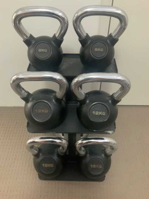 Kettlebell Set with Compact Stand - Gym & Fitness in Yanchep WA ...