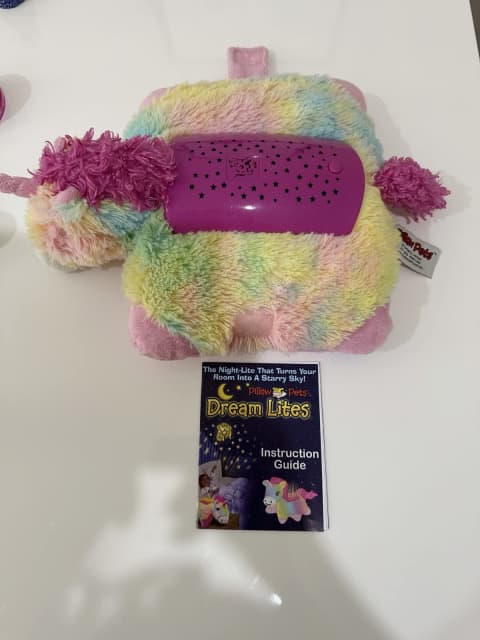 Rainbow Unicorn Pillow Pillow Pet Night Light Australia Colorful