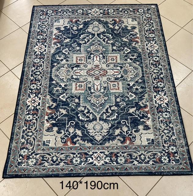 Persian Design Rug Floor Carpet Short Pile 140*190cm Rugs & Carpets in Flagstaff Hill SA