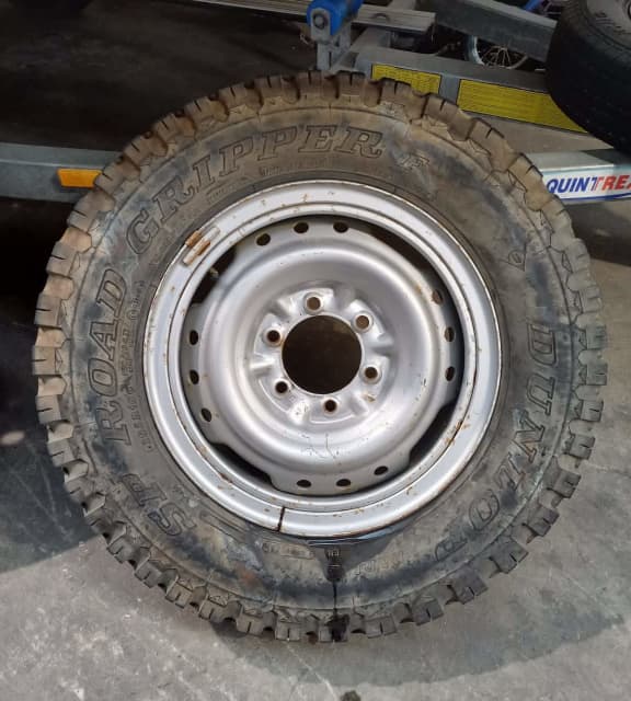 Wheel with Good 205R16 Tyre (Toyota Land Cruiser ??) Wheels, Tyres & Rims Gumtree Australia