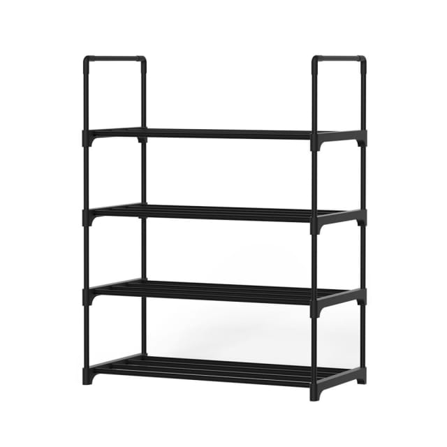 Artiss Shoe Rack Stackable Shelves 4 Tiers 55cm Shoes Storage Sta