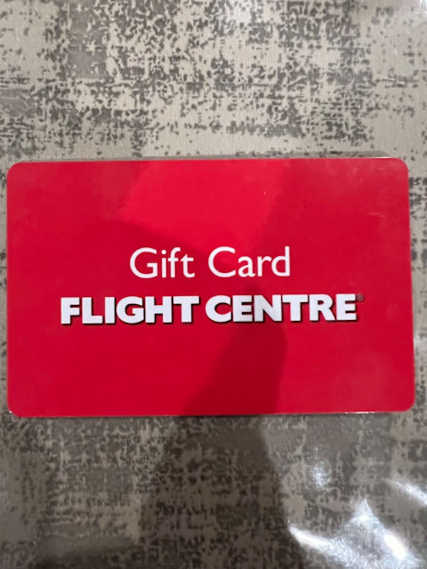 Gift card flight Centre travel | Gumtree Australia Woden Valley