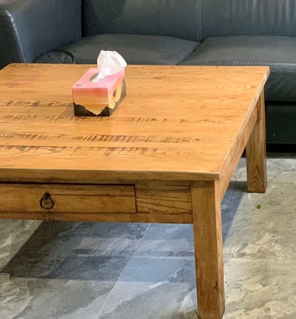 heavy wooden Coffee table Coffee Tables Gumtree Australia Mitchell