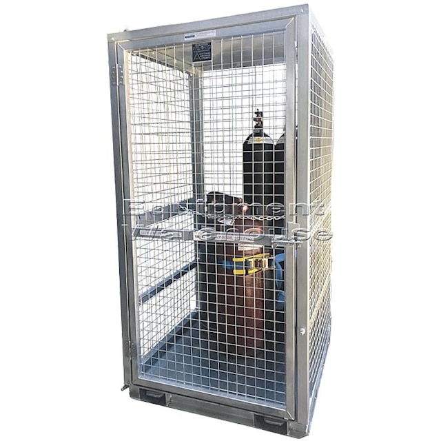 Gas Bottle Storage Cage (Flat Packed) In Stock Melbourne