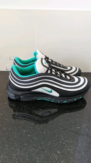 nike air max 97 black clear emerald