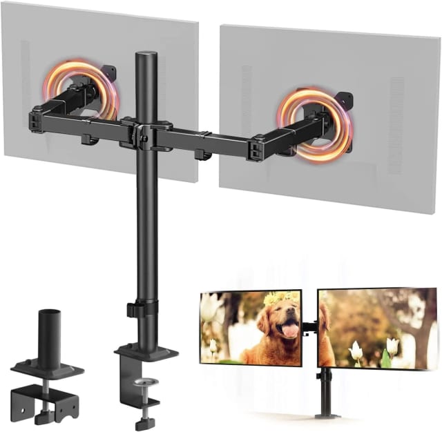 Dual Monitor Arm, Dual VESA Monitor Mount Stand, Dual Screen Monitors