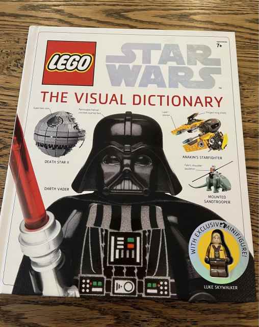 Star Wars Lego The Visual Dictionary 2009 with Luke Mini Figure