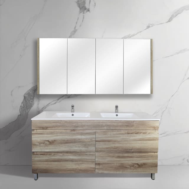 Freestanding Bathroom Vanity High density MDF board with 2 PAC finish Building Materials