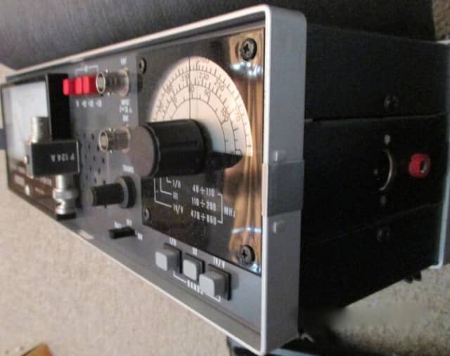 rca vintage tv field strength meter