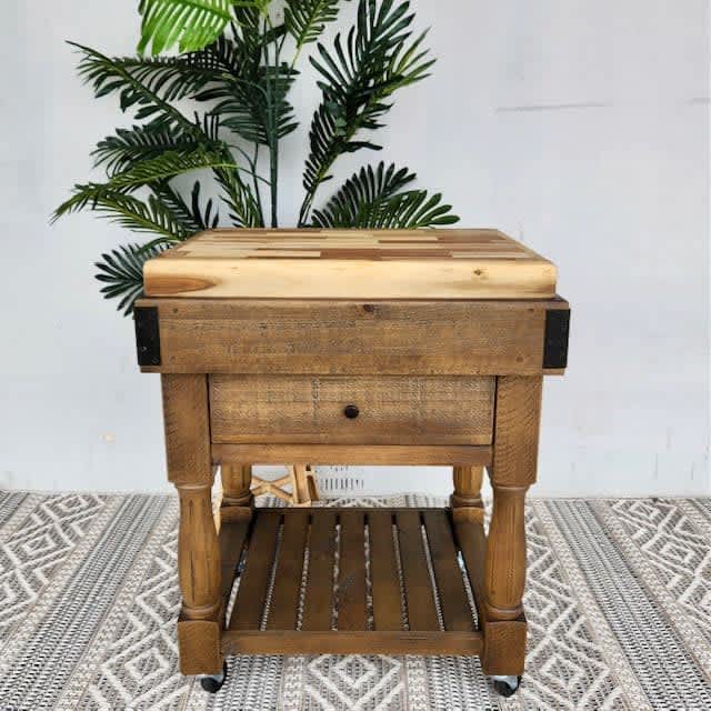 ‘Carson’ Kitchen Chopping Block (Brand New) Buffets & Side Tables