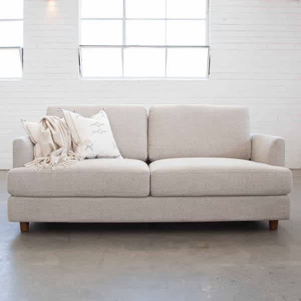 HAVEN FABRIC 2.5 SEAT SOFA by Secret Sofa. NEAR NEW! Sofas Gumtree