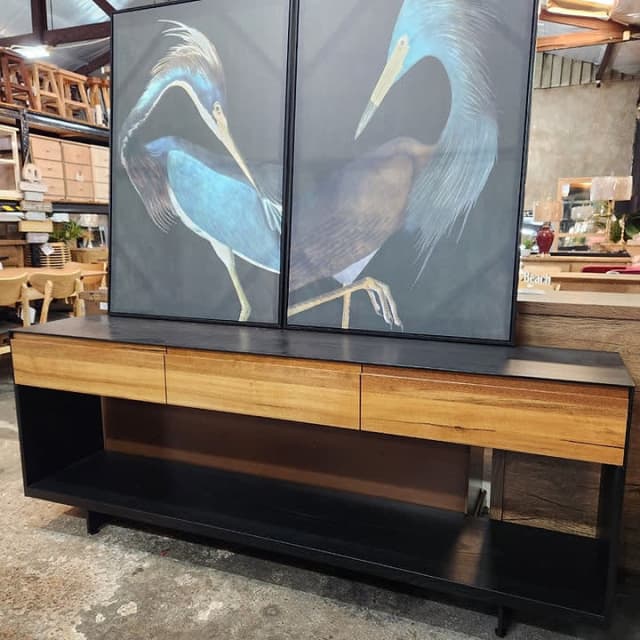 ‘BARWON’ Marri Timber 2000mm Console Table (Brand New) Buffets & Side