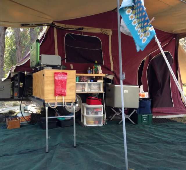 Camper trailer Bush boy rear fold | Camper Trailers | Gumtree Australia ...