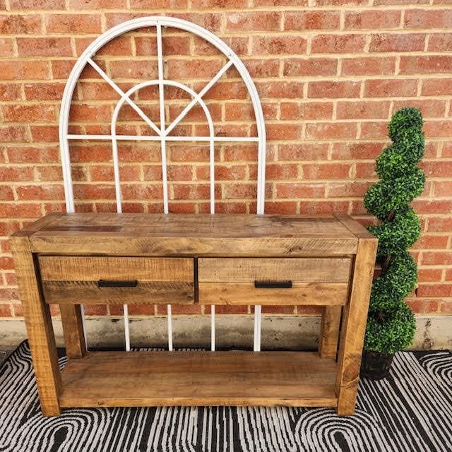 Cassie 2 Drawer Hall Table (Brand New) Buffets & Side Tables