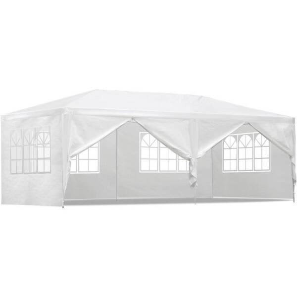Instahut Outdoor Gazebo Party Tent in White 3x6m NEW Parasols