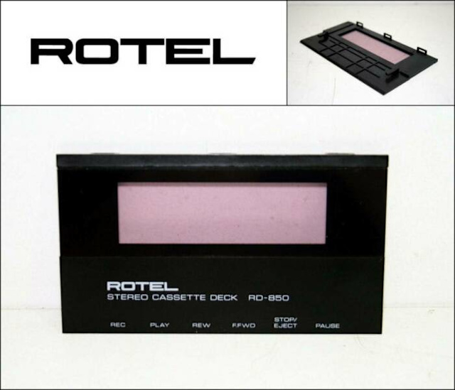 ROTEL RD850 Stereo Cassette Tape Deck Door Cover Other Audio