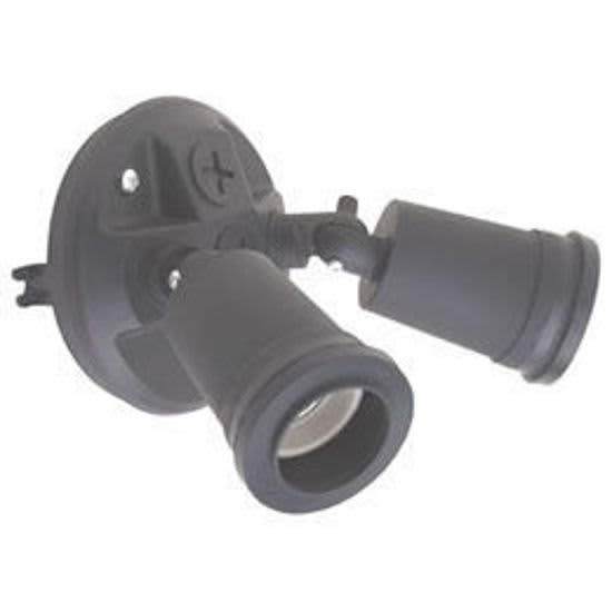 DTF2150B Twin IP44 PAR 38 Polycarbonate Floodlight Outdoor Lighting