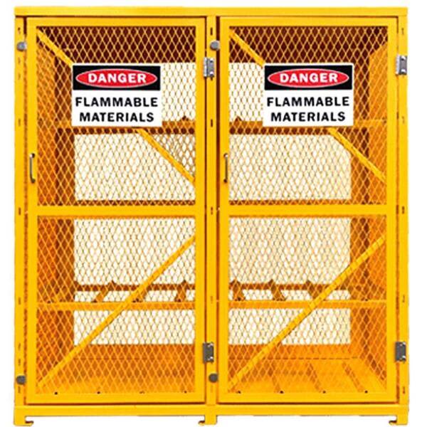 Forklift Gas Cylinder Storage Cage Brisbane Metro Delivery