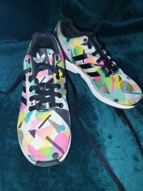 Adidas zx shop flux multicolor geometric