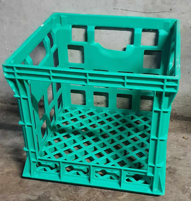 1x Stackable Milk carton crate storage, One side open, Carlton pickup Other Home & Garden