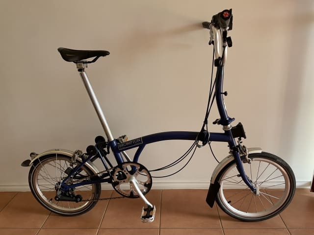 brompton arctic blue