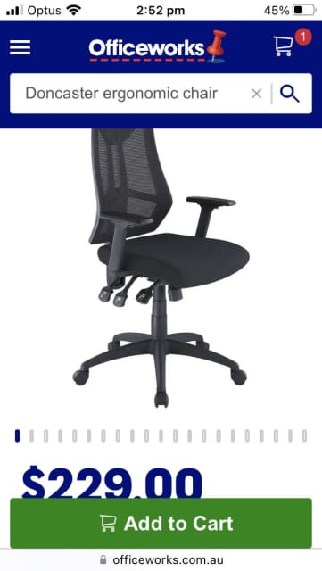 doncaster ergonomic mesh chair