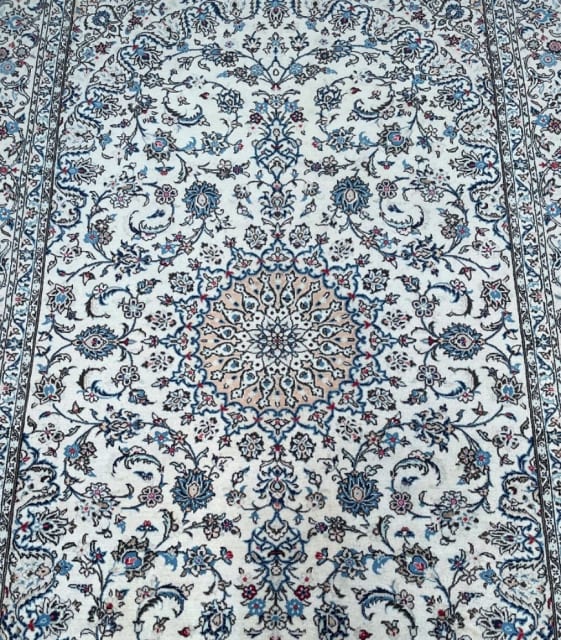 Full room size wool handmade Persian Yazd rug 3x2m Rugs & Carpets