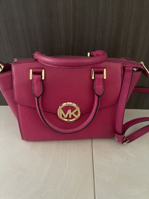 Michael Kors hot pink satchel 