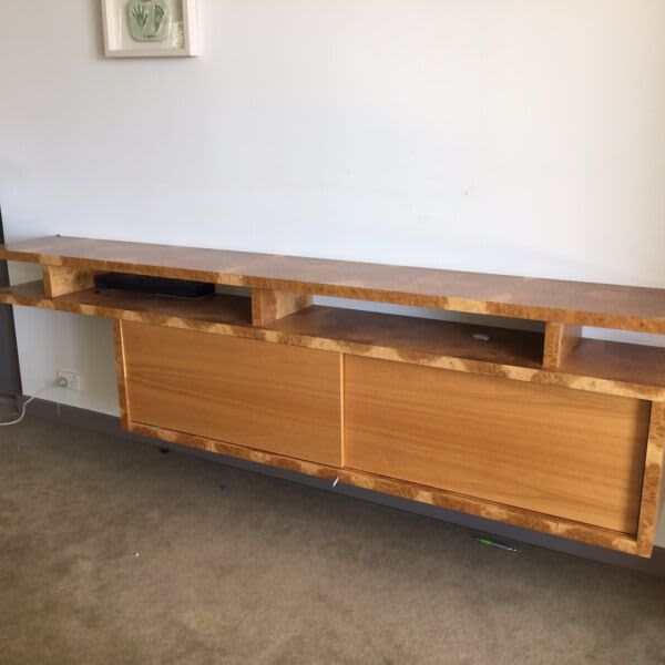 Built in wall storage buffet table, storage unit, stand Buffets