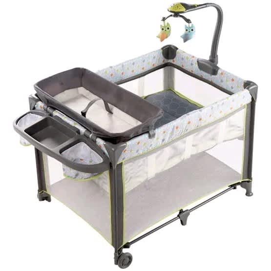 Ingenuity Travel Cot Portacot Bed Nappy Change Table Cots