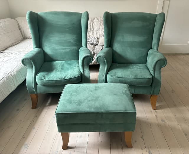Two Parker Knoll chairs and a matching ottoman Armchairs Gumtree Australia Kuringgai Area