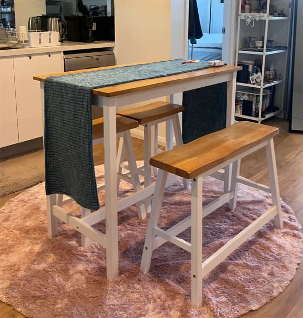 Bar Table Set with 4 seater Table Linen Dining Tables Gumtree Australia Bankstown Area