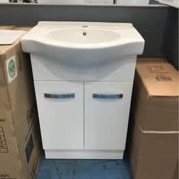 New semi recess bathroom vanity unit Cabinet basin package small ...