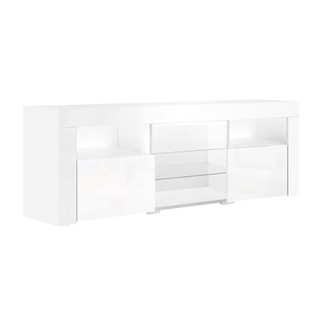 Artiss TV Entertainment Unit Stand RGB Gloss Furniture 160cm