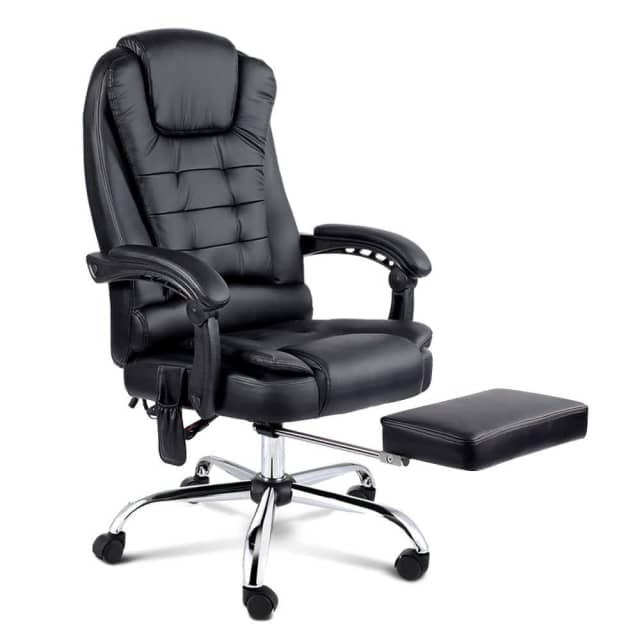 Artiss 8 Point Reclining Massage Chair Black Armchairs Gumtree