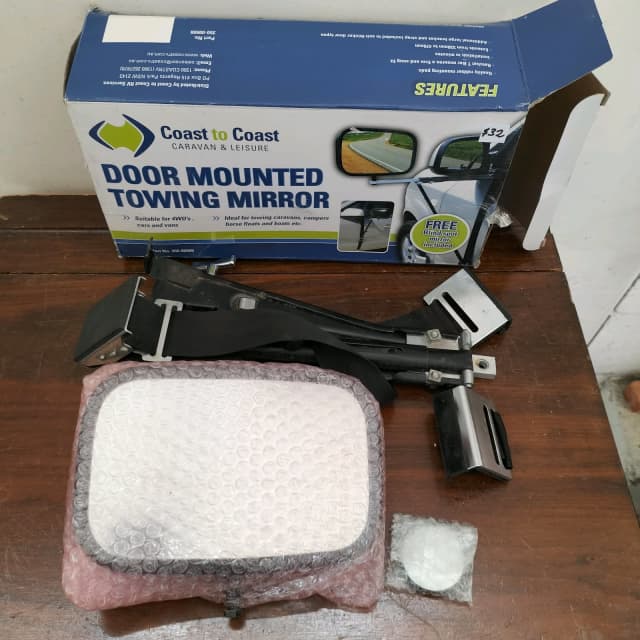 Coast to Coast Door mount towing mirror. As seen in pics. Other Parts