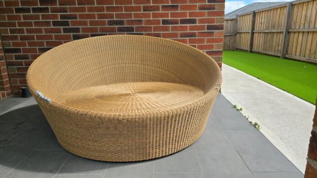 Luxurious Rattan/Cane Daybed - Perfect for Elegant Outdoor Space - Other Garden in Wollert VIC | Gumtree Australia