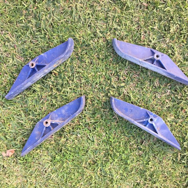 Boat trailer parts. Boat trailer skids. Boat trailer rollers. Other