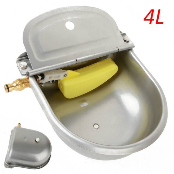 ANIMAL WATER TROUGH 4L & AUTOMATIC FLOAT FENCE DRINKER Pet Products