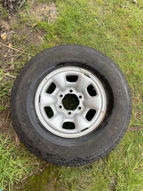 225/70 R15 tyre on 6 stud rim | Wheels, Tyres & Rims | Gumtree ...