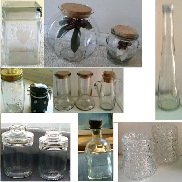 Decorative Quality Glass Storage Jars Containers Glassware Decanter